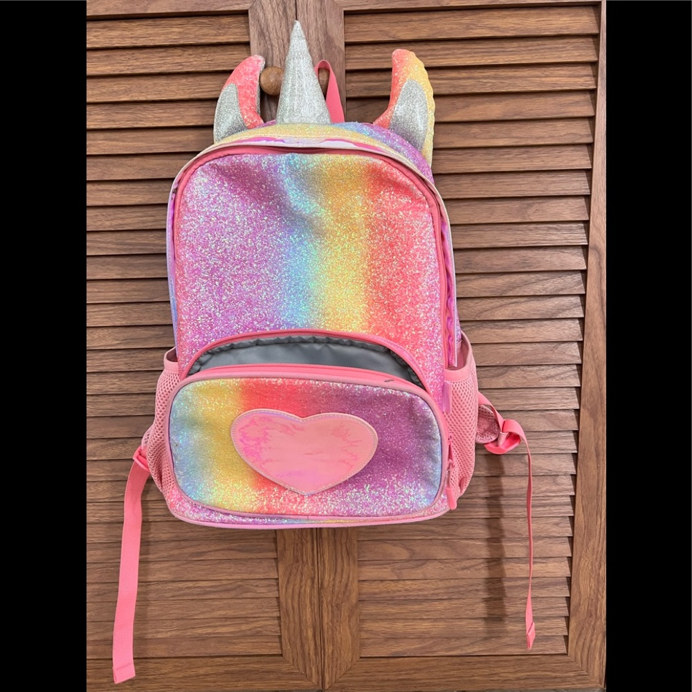 GIRLS RAINBOW Unicorn School Backpack